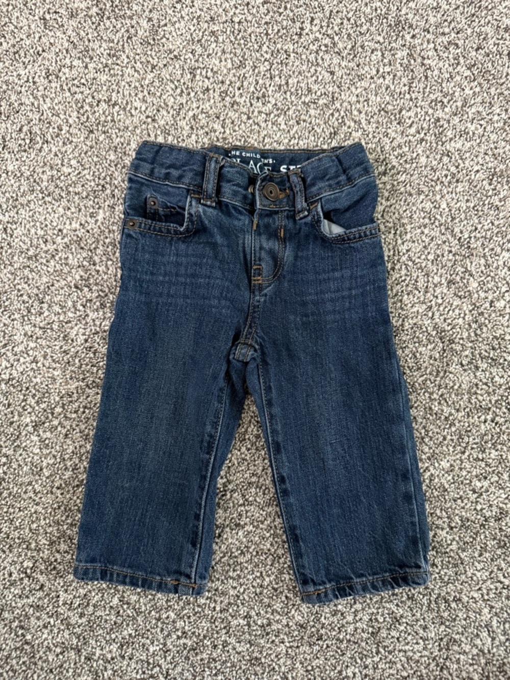 The Children's Place Dark Blue Denim Jeans for Kids